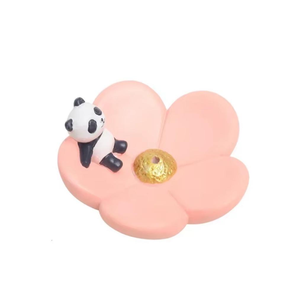 Ceative Resin Incense Holder Mini Blossom Sakura Ash Catcher Animal Aromatherapy Plate Home Decoration