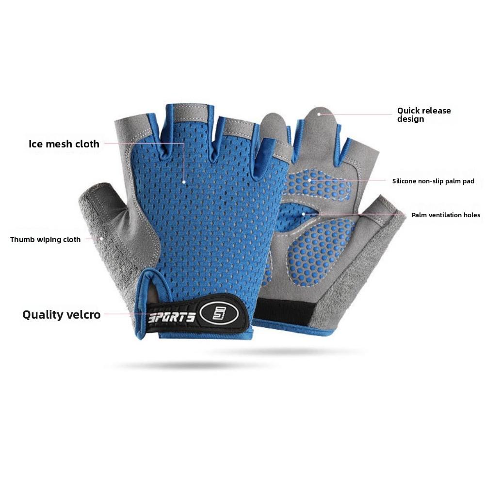 Wear-Resistant Kids Sports Gloves Anti-Slip Kids Cycling Gloves  Boys and Girls