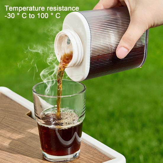 Featuring A Stylish Vertical Pattern and Built-in Measuring Scales This Clear Coffee Cup Helps