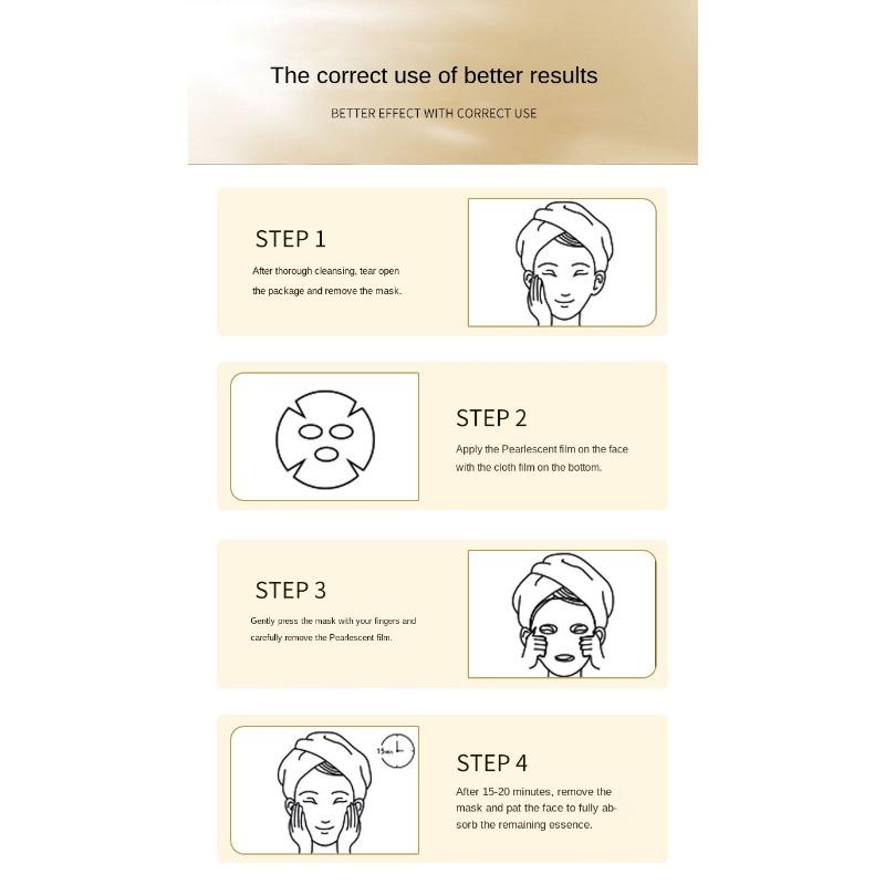 Royal Jelly Collagen Mask Moisturizing Moisturizing Refreshing Tight Patch Mask