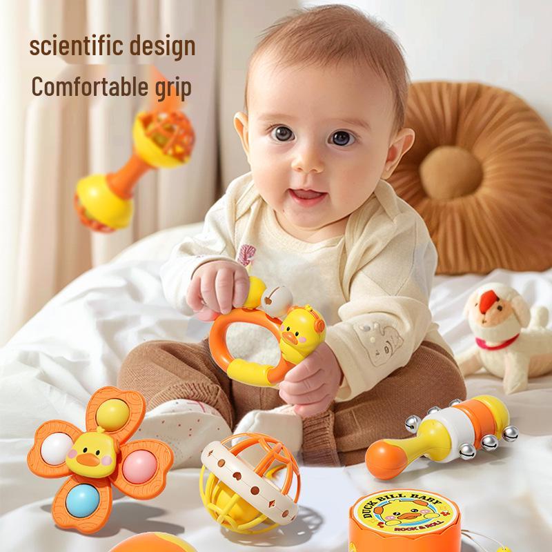 Neugeborenen Lernrasselspielzeug: 0-3 Monate - Zahnen, Kopfheben & Greifen Sandhammer