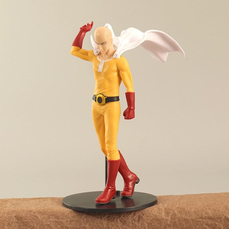 

18 см Аниме Фигурка PUNCH-MAN Лысый Сайтама Тацумаки Стоящая Модель Игрушка Статическая Коллекция Настольные Украшения ONE ПВХ Игровой Развлекательный Безопасный Для Детей No box
