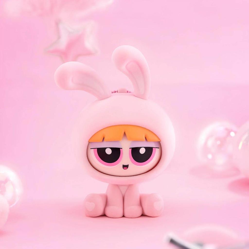 The Powerpuff Girls Face Changing Doll  Cartoon Doll Keychain  Anime Ornament Toy Birthday Gift
