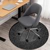 1pc Pi Numbers Pattern Office Round Rugs, Under Chair Round Rugs for Living Room, Bedroom, Bathroom Decoration Carpet 091808