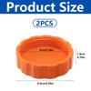 Pack Of 2 Plastic Drain Cover Caps For Sand Filter Pumps Replacement Parts Thread Size 60mm Threaded Pool Accessory