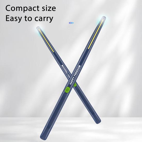 1 Set Air Drum Kit with Drumsticks Pedals Audio Converter Speaker 3D Motion Sensing Electric Drum Beginners Virtual Drum Percussion Instrument