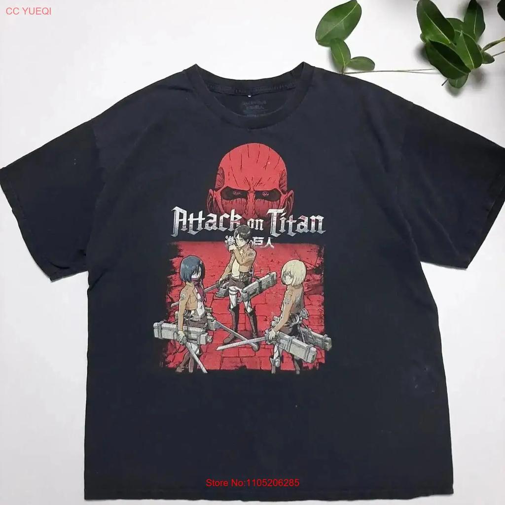 Attack On Titan Japanese Anime T Shirt Size Xl Vintage Comfortable Stylish Breathable Soft Top For Everyday Wear Unisex