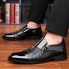Mode High-End Marke Herren Glänzende Lederschuhe Business Herren Pendeln Geselligkeit Formelle Schuhe Vielseitige Herren Leder Slipper