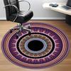 1PC Mandala Artwork Chair Carpet for Office, Indoor Non-Slip Washable Carpet, Soft Comfortable Mat For Office Room yy250930248