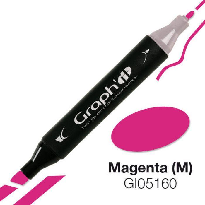 Marqueur à l'alcool Graph'it 5160 Magenta (M)