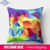 Home Decor Colorful Abstract Patterns Digital Printed Pattern Cushion Cover Suitable For Sofa Bedroom Car Pillow Cover