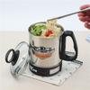 Stainless Steel Portable Electric Heating Cup for Boiling Water, Cooking, and Heating Milk