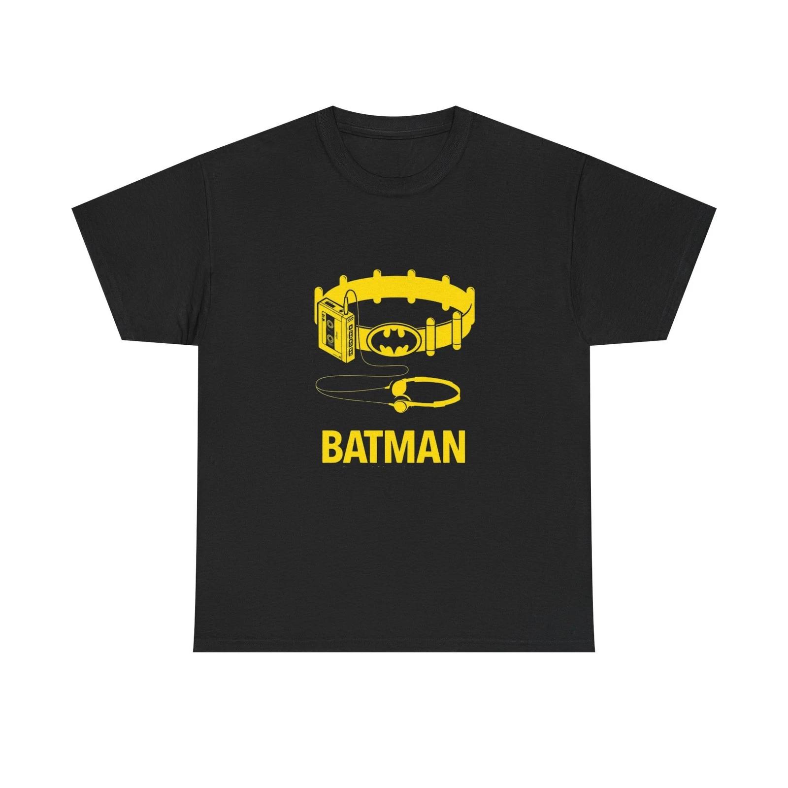 Batman Utility Belt Tee | Superhero Logo Shirt, Yellow Graphic 4XL