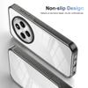 KEYSION Transparent Phone Case for Redmi 14C Soft TPU+PC Anti-slip HD Clear Shockproof Phone Back Cover for Xiaoami POCO C75