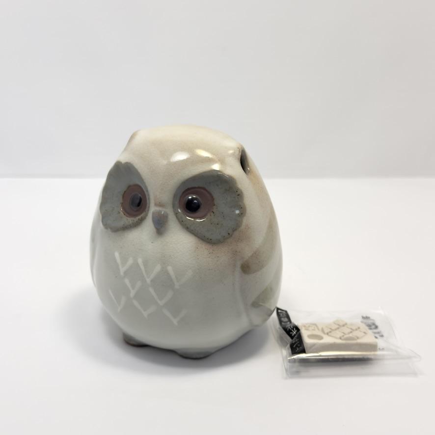 Shoyeido Incense Burner Urara Owl Made in Japan