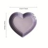 Ceramic Cat Bowl Extra Heart-Shaped Wide Anti Vomiting Stress Free Design12cm Durable Ceramic Pet Bowl for Small Cats & Dogs