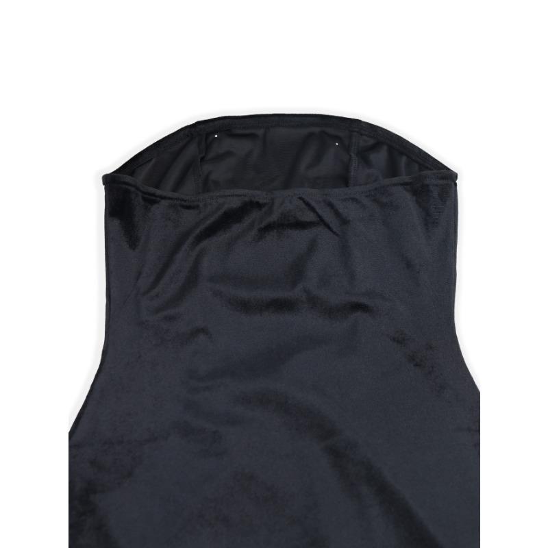 Rochie de damă sexy de primăvară și vară, elegantă și la modă, fără bretele, subțiatoare, cu perle