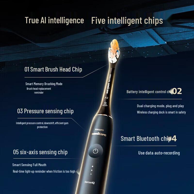 Philips DiamondClean Smart AI Sonic Electric Toothbrush CN plug (adapter included)