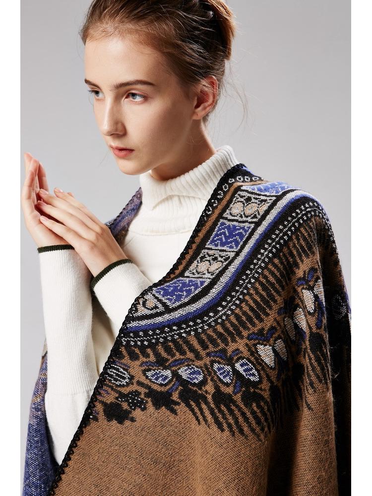 Women's Classic British Style Imitation Cashmere Scarf & Shawl