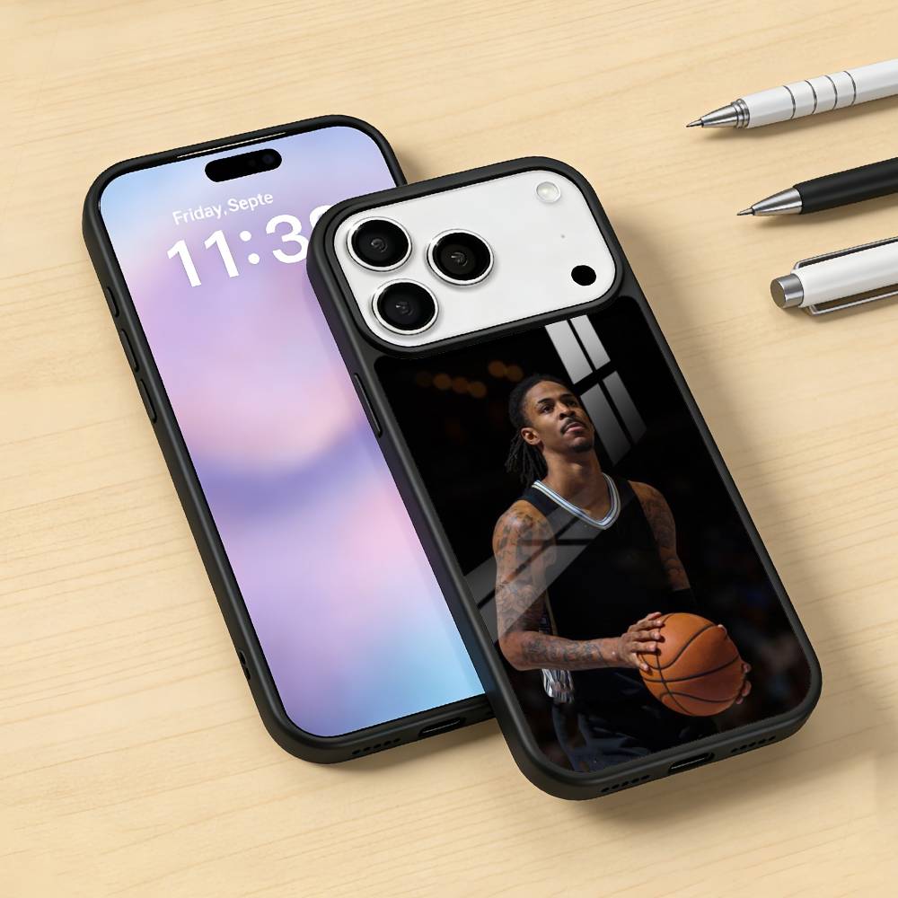 Cool J-Ja M-Morant 12 Phone Case For iPhone17,16,15,14,13,12,Pro,Max,Magnetic For Magsafe Wireless Charging