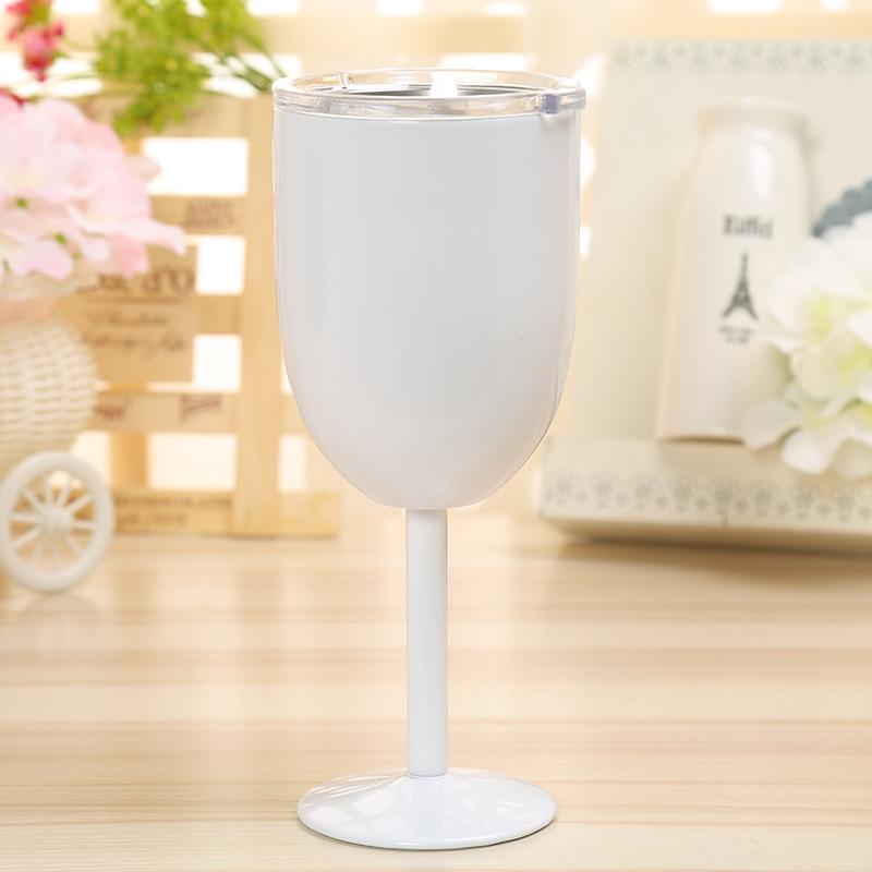 Stainless Steel High Stem 10oz Double Wall Champagne and Cocktail Glass