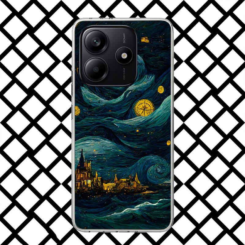 Starry Night Van Gogh Art Phone Case for Xiaomi Redmi Note 15 14 14S 13 12 12S 11 Pro Plus 11E 11T 11S 10S 5G Soft Cover Fundas