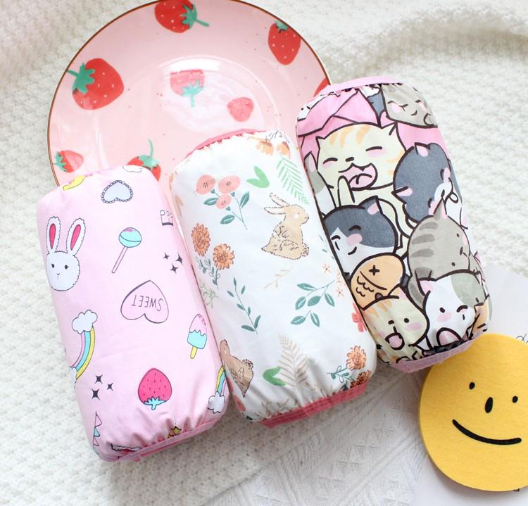 3 Pairs Baby Cotton Arm Sleeves - Stain-Resistant & Waterproof Cartoon Design for Autumn/Winter