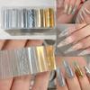 Iridescent Nail Transfer Stickers Lace Design Nail Decals Fashion Transfer Paper  Nail Decoration