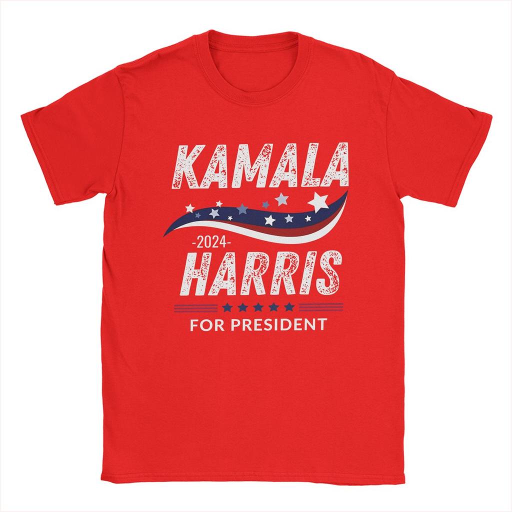 Kamala Harris President Election  T Shirts Apparel for Men Women 100% Cotton Fun T-shirt Short Sleeve Tops Birthday Gift