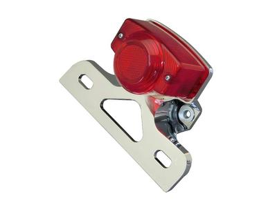 POSH 286436 Tylna lampa Zoomer, Typ standardowy, Chromowany wspornik/Czerwony klosz