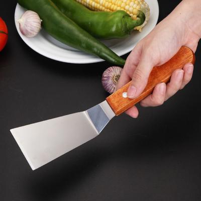 Kullanışlı Ergonomik Tasarım Izgara Taşınabilir BPA İçermeyen Kızartma Spatula Mutfak Gadget Kızartma Spatula