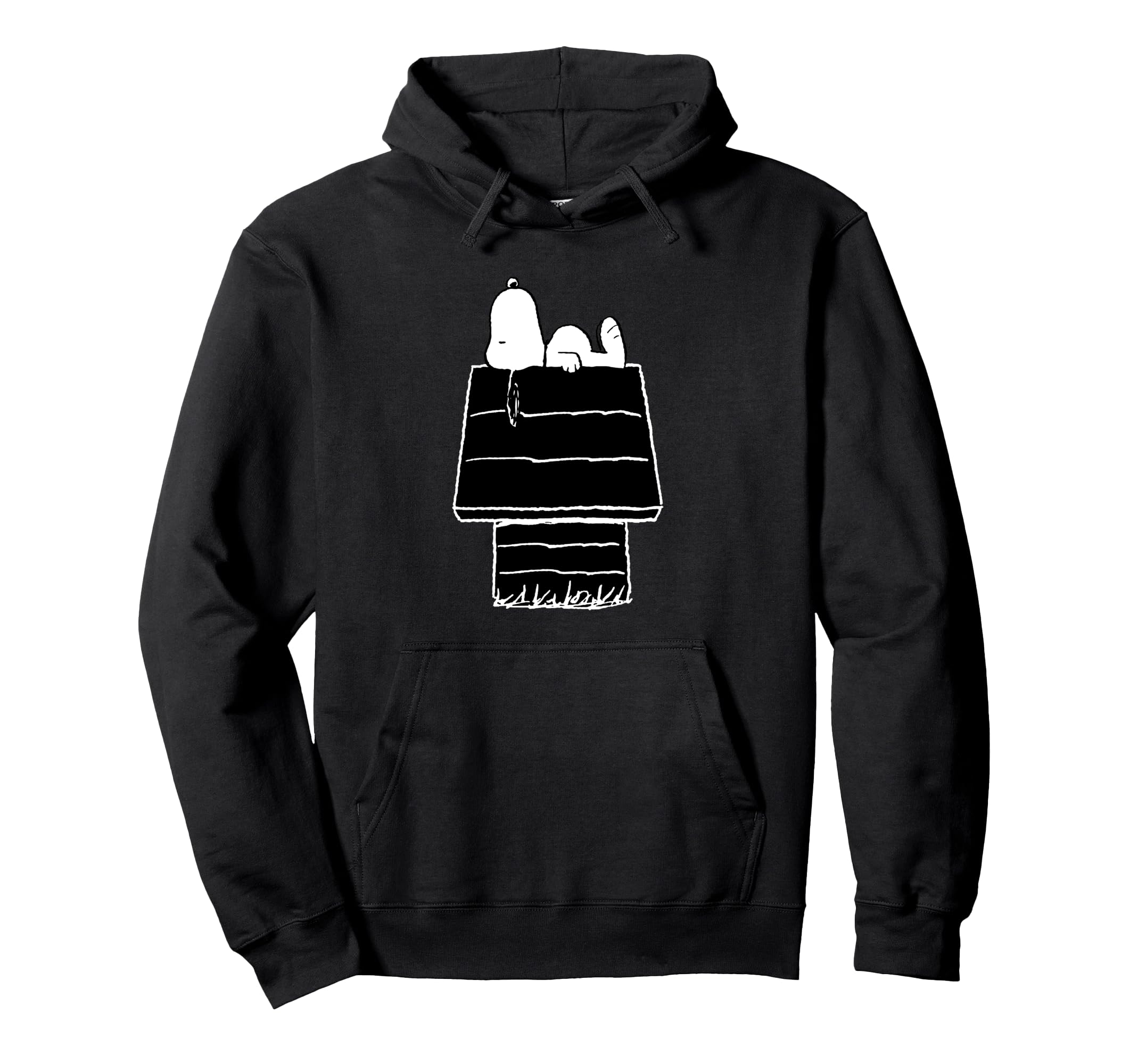 

Peanuts Snoopy Black and White Kennel Hoodie