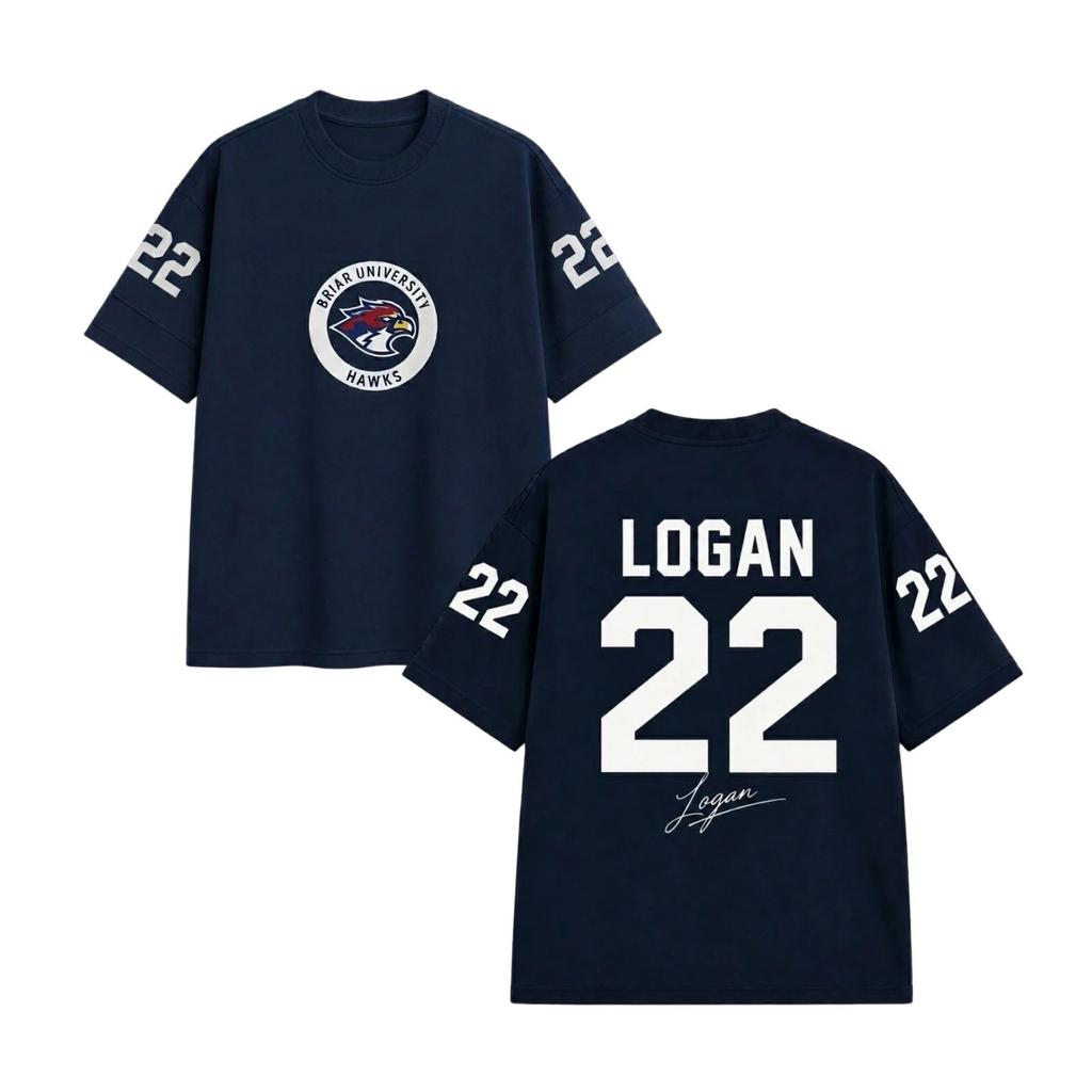 New TV - Off Campus Briar University Jersey Graham 44 22 DI LAURENTIS 66 Signature T-shirt Casual Loose Tops Unisex