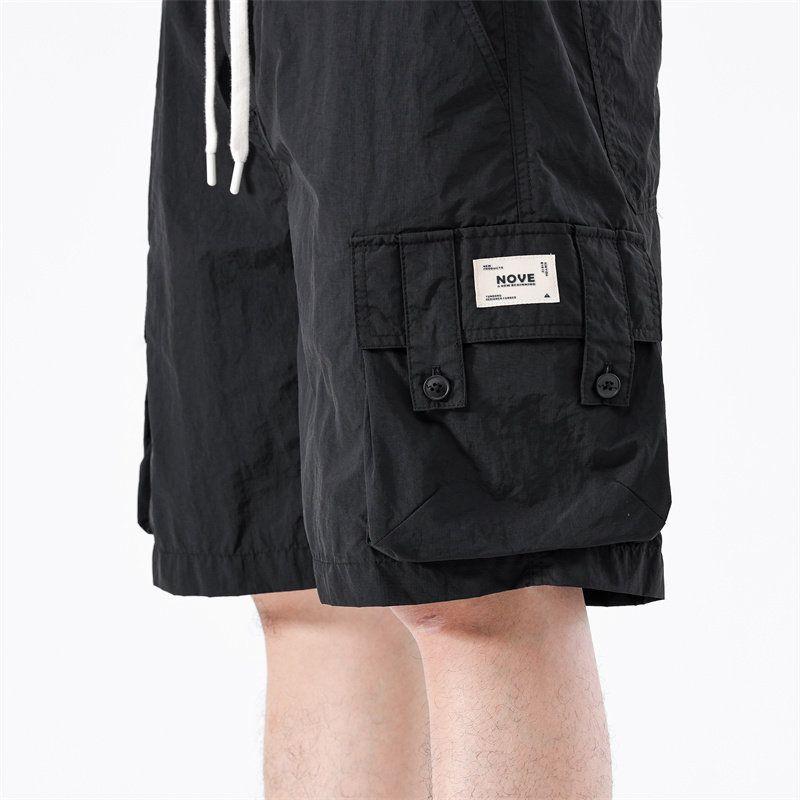 Foreign Trade Surplus Trendy Brand Workwear Shorts for Men, New Summer Style Casual Sports Beach Fashion Loose Breathable Five-Point Shorts