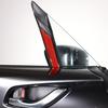 Red Carbon Fiber Front Triangular Window Sticker For Mazda MX-5 Miata 2016-23