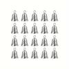 20pcs Vintage Metal Mini Bells Christmas Tree Decor Handmade Metal Ornaments Christmas Decorations.