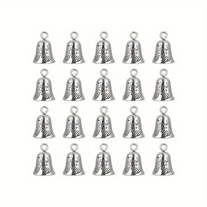 20pcs Vintage Metal Mini Bells Christmas Tree Decor Handmade Metal Ornaments Christmas Decorations.
