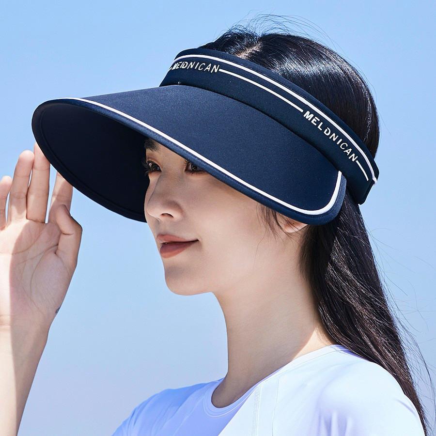 Fashionable Ice Silk Outdoor Sun Hat Women Summer Anti-uv Sunscreen Hat Adjustable Big Brim Breathable Hat