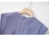 Elegant French Noblewoman Crescent Sleeve Waist-Cinched Mid-Length Dress for Women