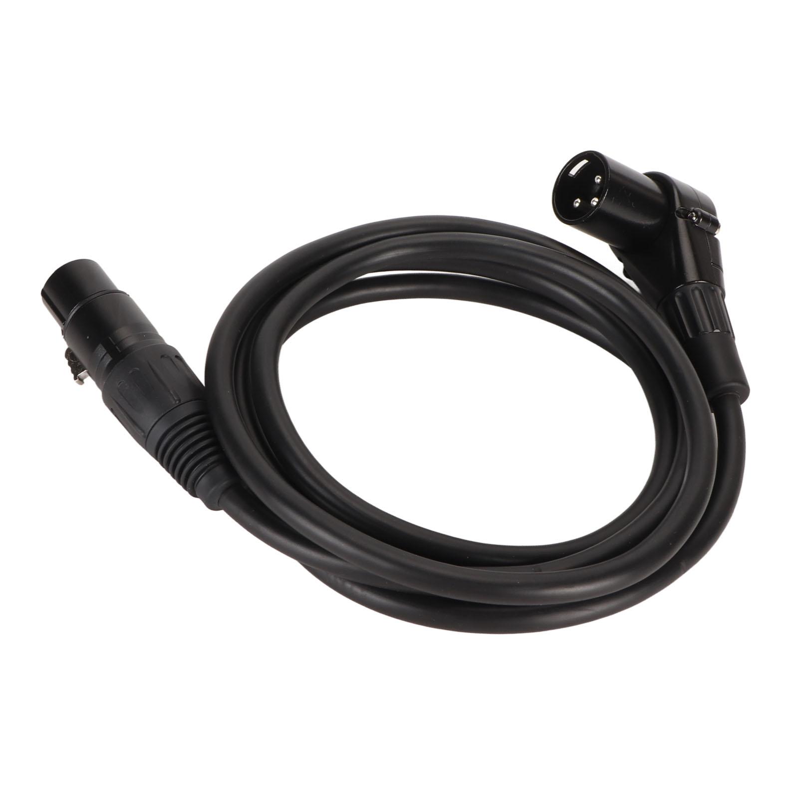 

XLR Угловой Штекер-Гнездо Микрофонный Кабель 3 Контакта Посеребренный OFC Проводник XLR Микрофон