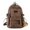 Schoolbag Korean plaid star backpack for female middle and high school students, large-capacity schoolbag, light and dirt-resistant versatile backpack