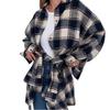 Plaid Long Sleeve Casual Overshirt - European & American Style