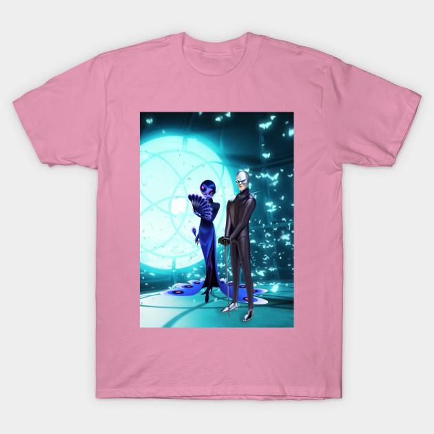 T Shirt Women Mayura And Hawkmoth Harajuku Print Kawaii Tshirt Summer Short Sleeve Female T-Shirt Top Tee