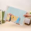 Boîte de rangement pour documents en plastique transparent A4, étui organisateur de dossiers portable à fermeture à pression, conteneur de rangement étanche pour papiers et certificats