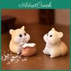 Micro Hamster Resin Landscape Miniature Figurines Model Craft Desk Ornaments