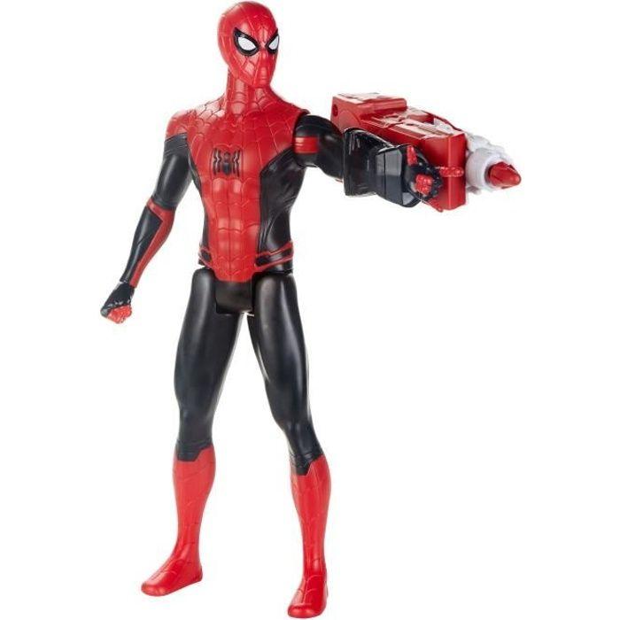Figurine Titan Spiderman - Marvel Spider-Man Far From Home - 30 cm - 5 points d'articulation