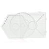 1 Pcs Square Round Hexagon Pegboards Transparent For 5Mm Hama Beads Diy Kids Toy