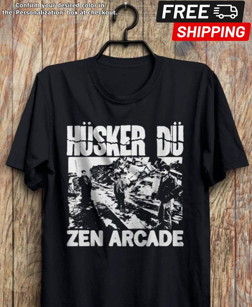 Vintage Husker Du Zen Arcade T-Shirt - Husker Du Shirt, Husker, Unisex Tee