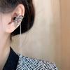 Temperament Long Butterfly Tassel No Ear Pierced Ear Clips Niche Temperament Cool Versatile Atmospheric Ear Clips Fashion Ear Accessories