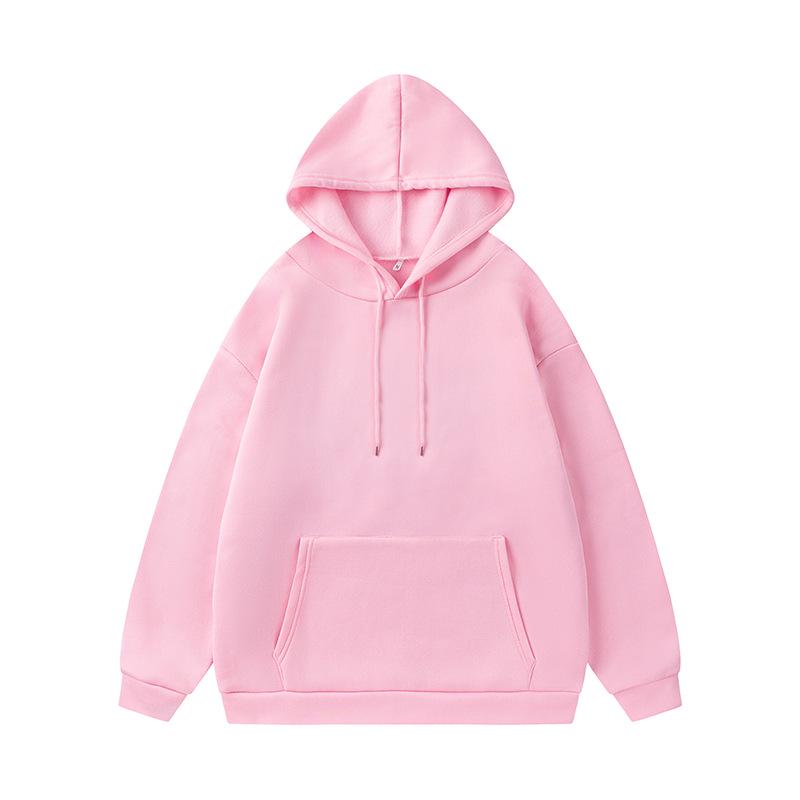 2024 Women's Fleece-Lined Sunset Print Hoodie with Kangaroo Pocket & Drawstring